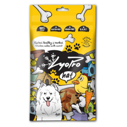 LYOPRO Mrazem sušené kuřecí kostky s mrkví pro psy 50 g