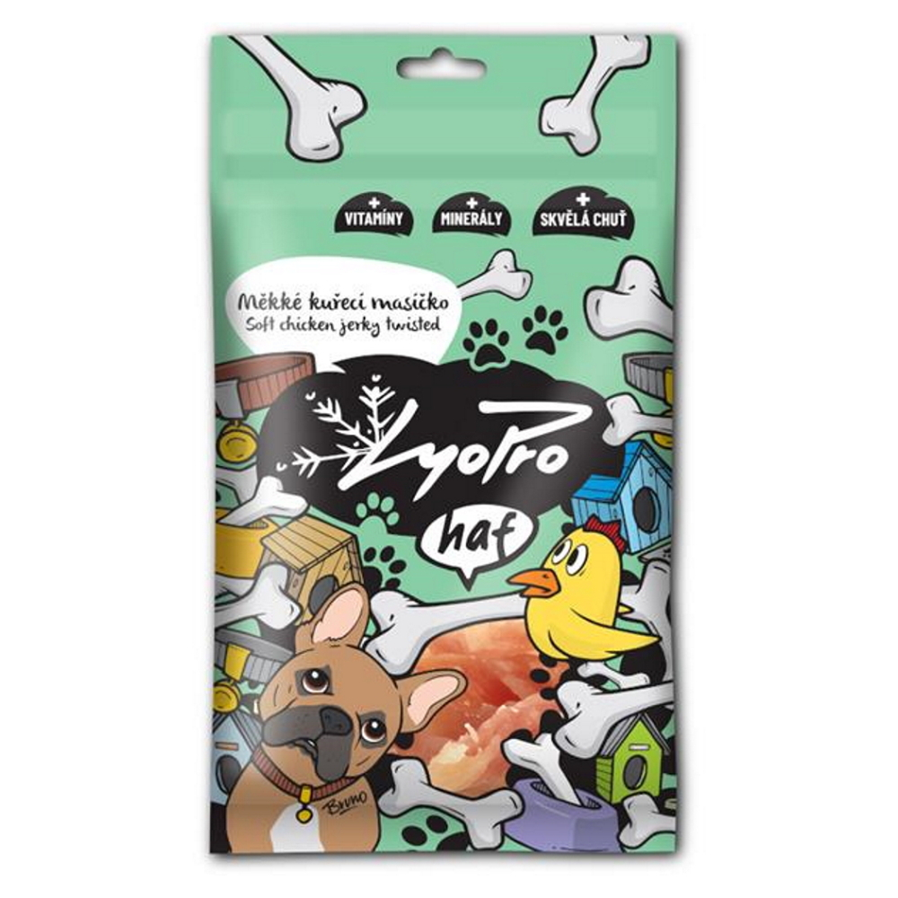 LYOPRO Sušené měkké kuřecí masíčko pro psy 70 g