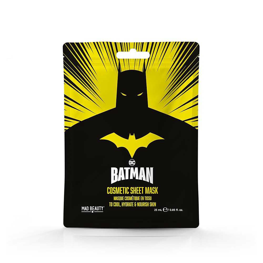 MAD BEAUTY Batman textilní maska na obličej 25 ml