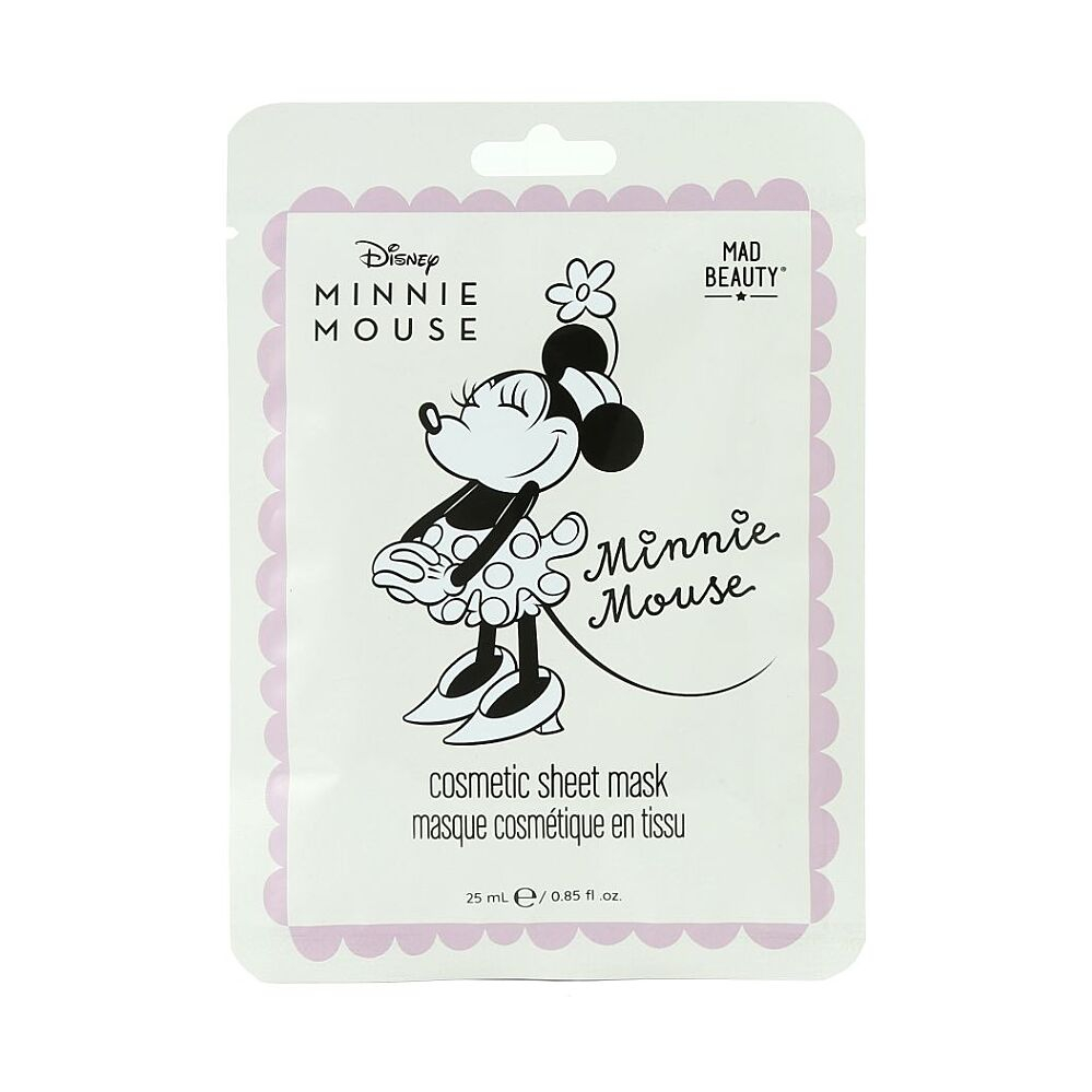 MAD BEAUTY Minnie bow magic hydratační textilní maska na obličej 25 ml