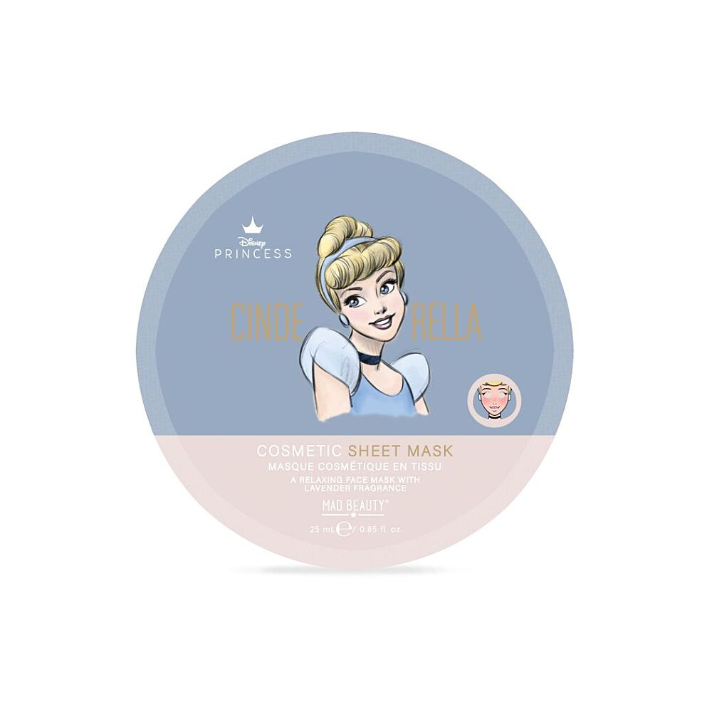 MAD BEAUTY Pure princess zklidňující textilní maska na obličej 25 ml