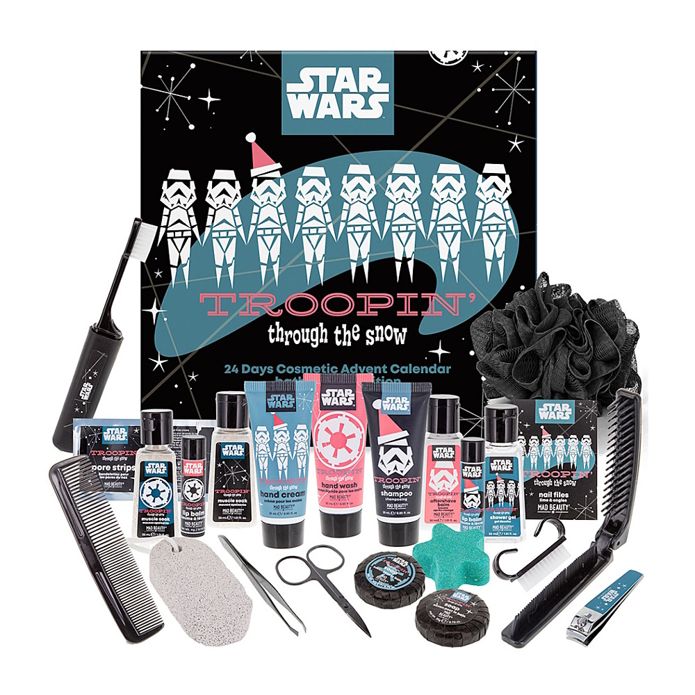 MAD BEAUTY Star wars adventní kalendář v rozkládací krabičce, poškozený obal
