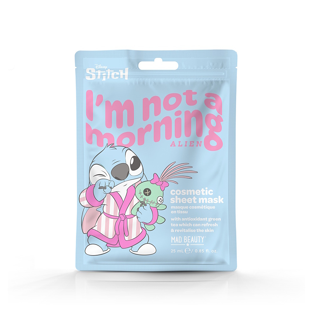 MAD BEAUTY Stitch amper antioxidační textilní maska na obličej 25 ml