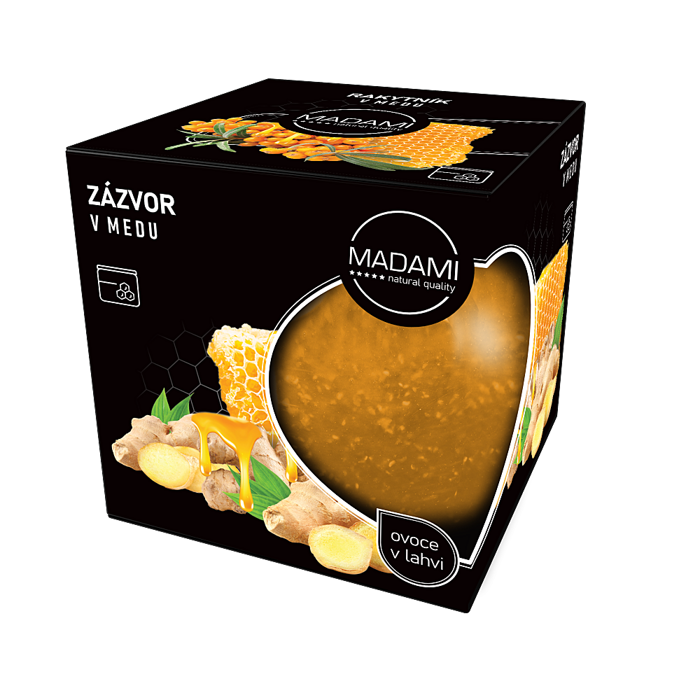 MADAMI Ovoce v medu zázvor v medu 620 g