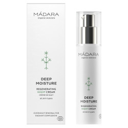 MÁDARA Deep Moisture Hloubkově hydratační regenerační noční krém 50 ml