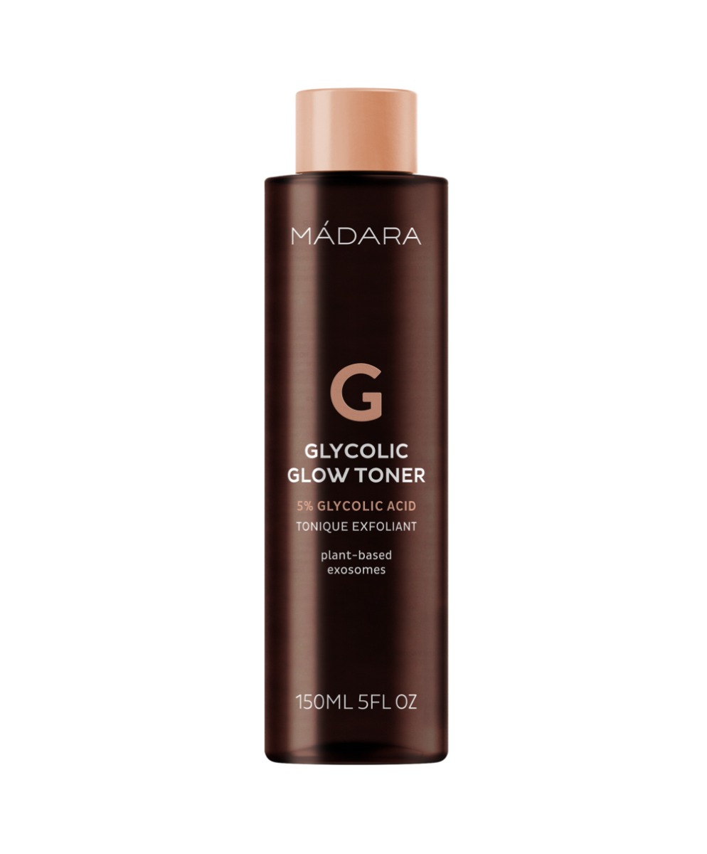 MÁDARA Glycolic Glow Toner exfoliační pleťové tonikum 150 ml