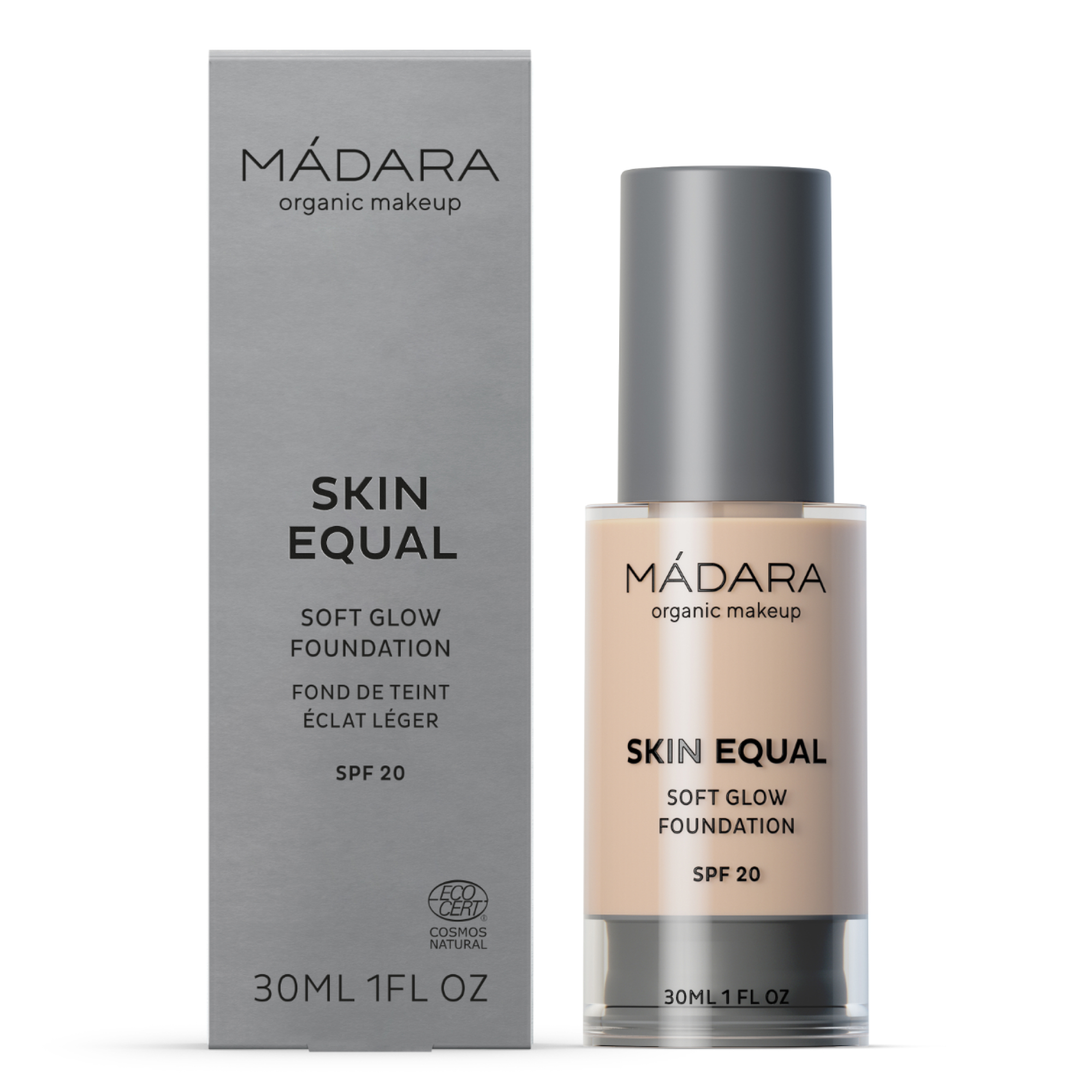 MÁDARA Skin Equal Soft glow SPF 20 make-up 30 ml Porcelain
