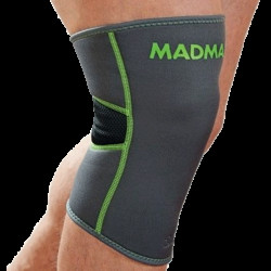MadMax Bandáž neopren na koleno MFA294 šedá - S