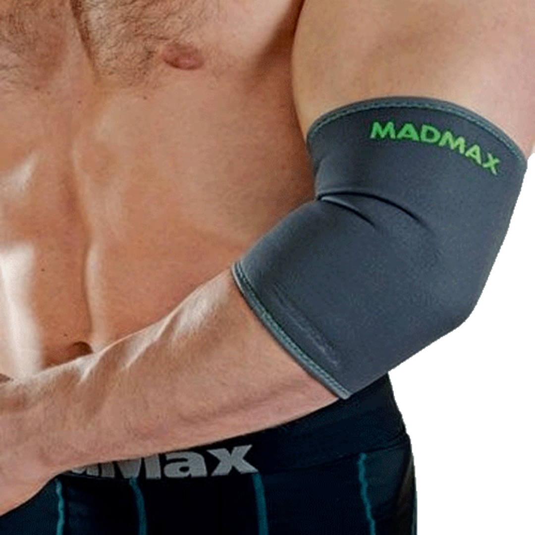 MadMax Bandáž neopren na loket MFA293 šedá - L
