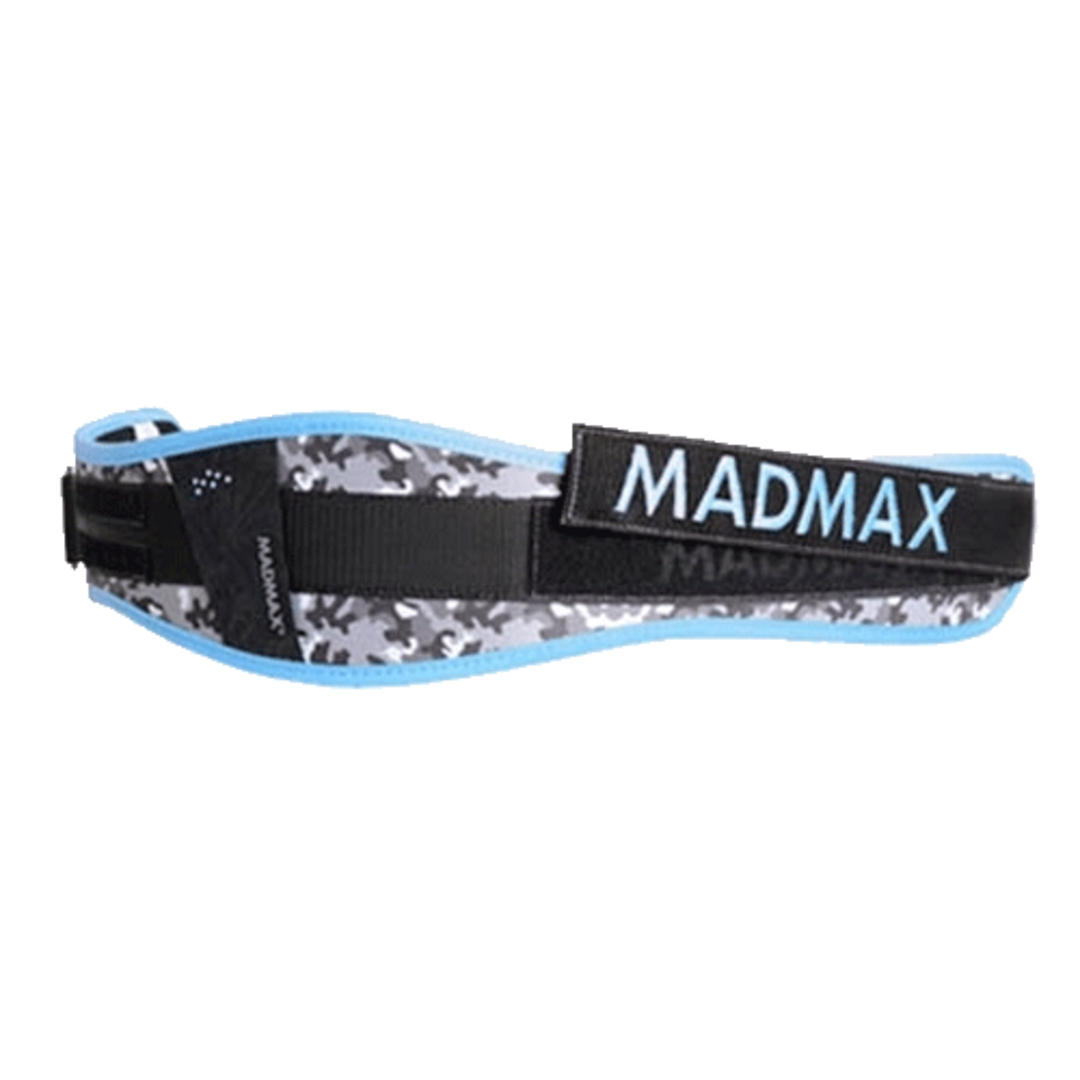 MadMax Dámský fitness opasek Swarovski MFB314 modrý - XS
