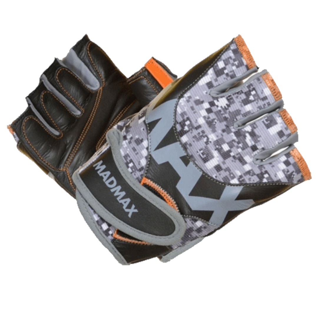MadMax Fitness rukavice MFG831 šedé - XL