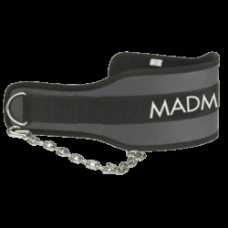 MadMax Syntetic Dip Belt MFA290 - šedý