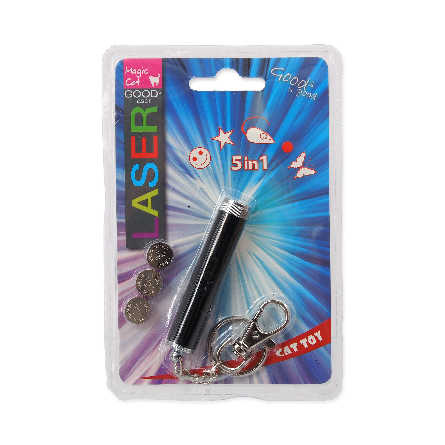 MAGIC CAT Hračka Laser mix 5 motivů 7 cm