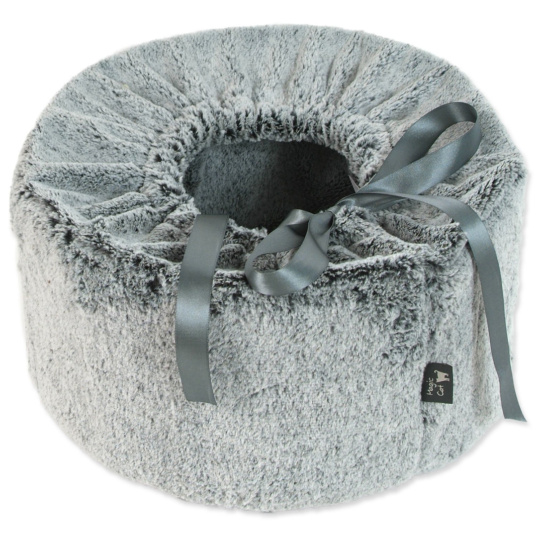 MAGIC CAT Pelech stahovací šedý melír 58cm