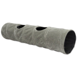 MAGIC CAT Tunel XL plyš šedý 150x35cm