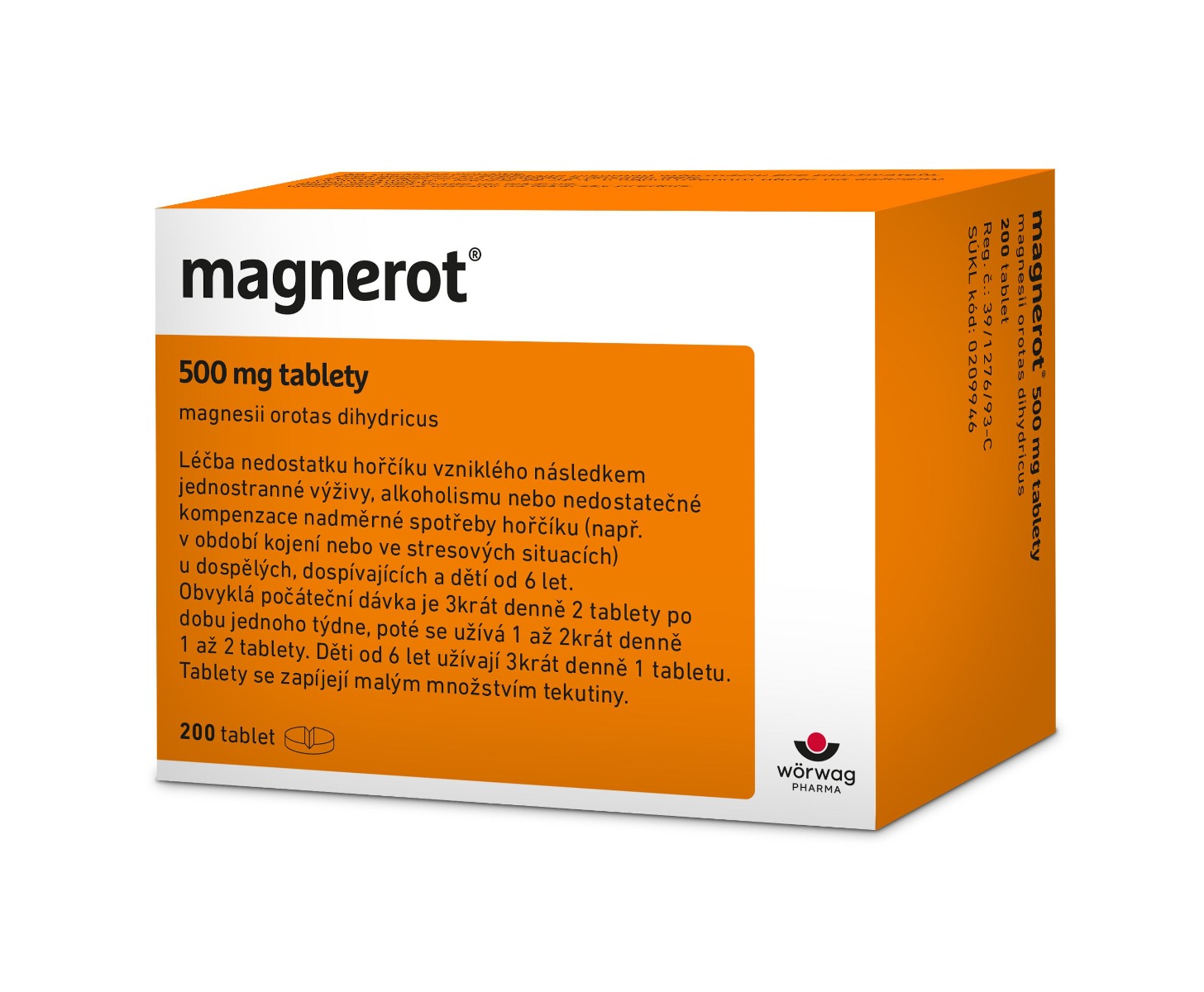 Magnerot 500 mg 200 tablet