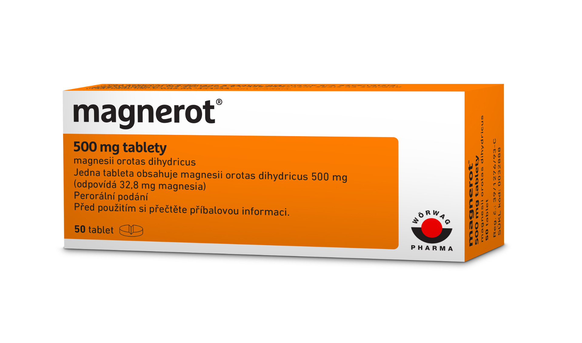 Magnerot 500 mg 50 tablet