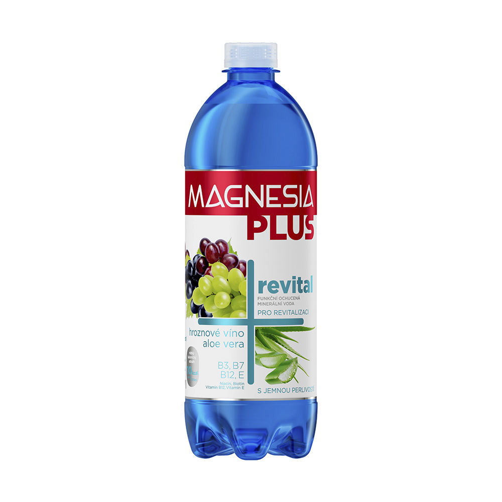 Magnesia Plus Revital hroznové víno, aloe vera 0,7 l