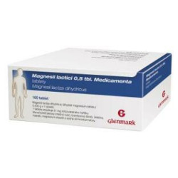 MAGNESII lactici Medicamenta 0,5 g x 100 tablet