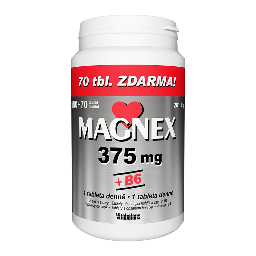 MAGNEX 375 mg + vitamin B6 250 tablet