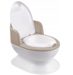 Maltex Dětský nočník, přenosná toaleta, bílá/béžová