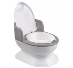 Maltex Dětský nočník, přenosná toaleta, bílá/šedá