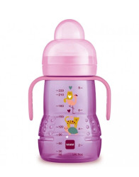 MAM Hrnek Trainer+ Night 4m+ 220 ml 1 ks fialový