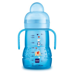 MAM Lahev trainer 4m+ modrá 220 ml