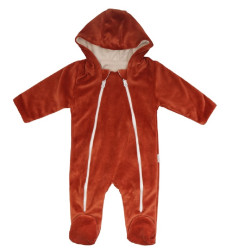 Mamatti Kojenecký overal VELVET, Baby Fox - hnědý, vel. 68