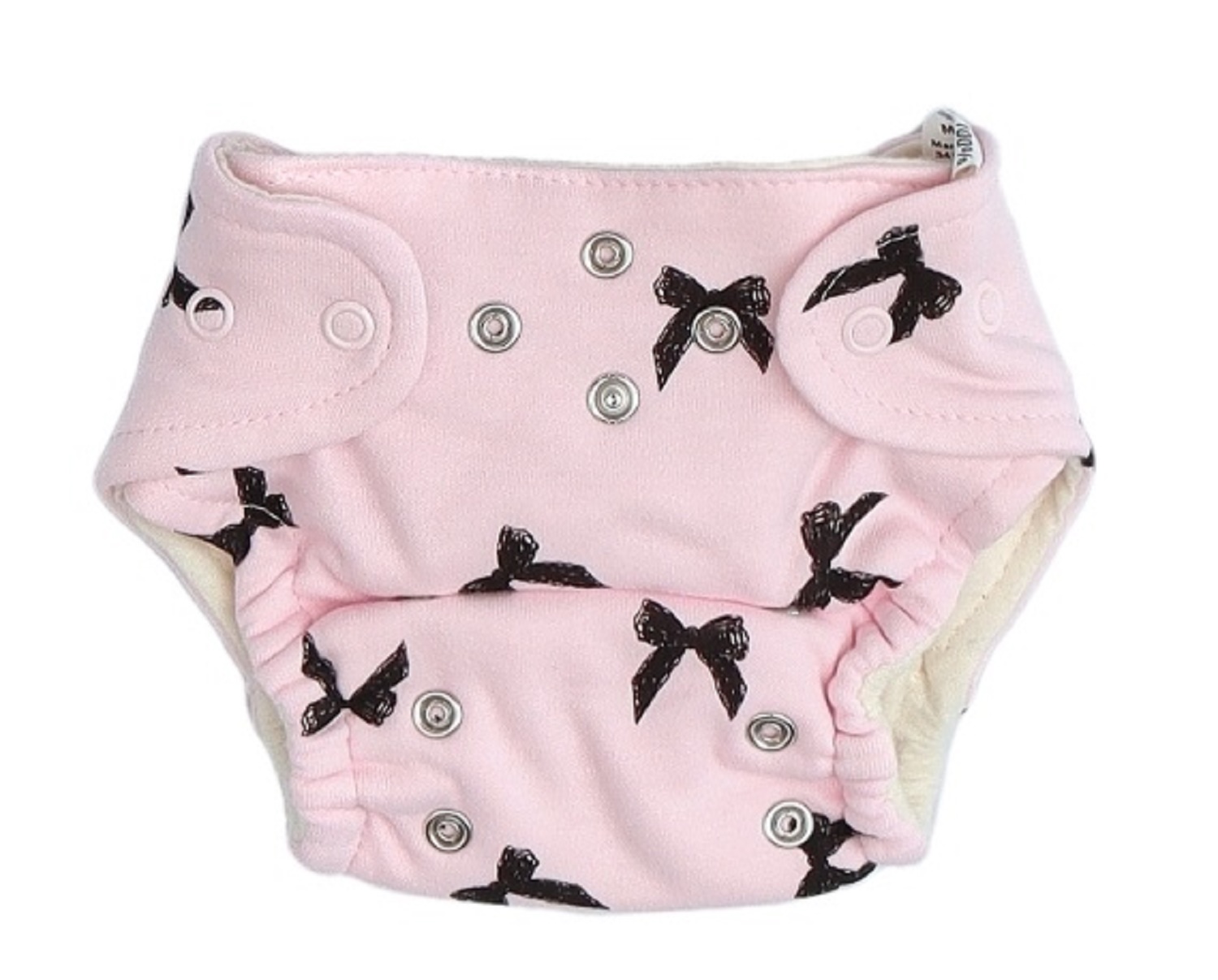 Mamatti Mamatti Látková plenka EKO sada - kalhotky + 2 x plenka, vel. 5 - 14 kg, Bow