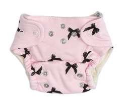 Mamatti Mamatti Látková plenka EKO sada - kalhotky + 2 x plenka, vel. 5 - 14 kg, Bow