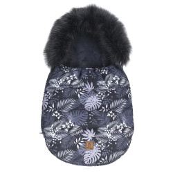 Mamo Tato Zimní fusak COMBO 3v1 s kožešinkou, Palmy, 114 x 52 cm