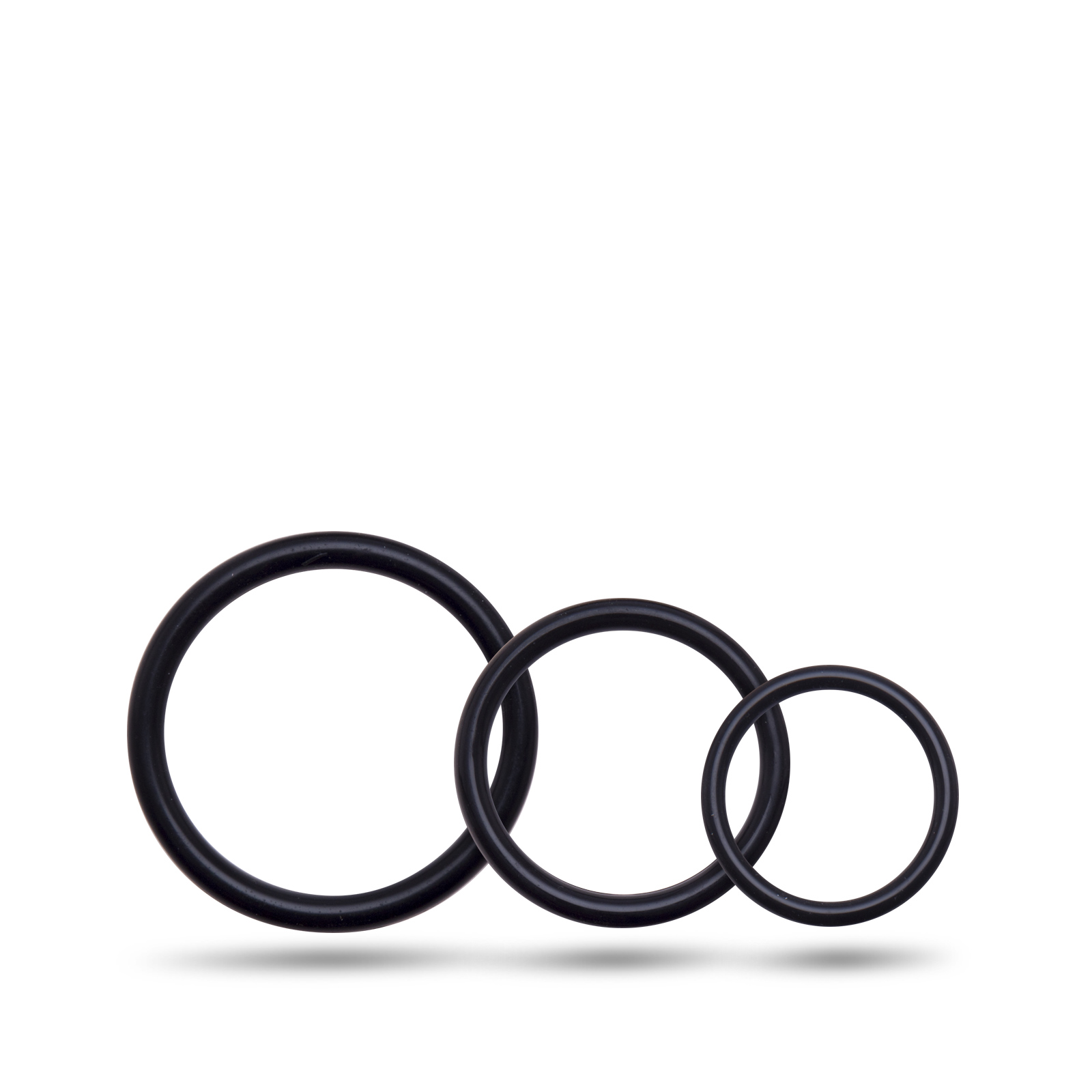 Man Dreams Sada Erekčních kroužků  - Trio 3ks black