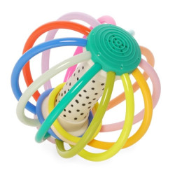 Manhattan Toy kousátko s chrastítkem Whistleball Colorpop