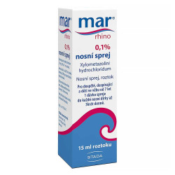 MAR RHINO 0,1% Nosní sprej 15 ml / 15 mg