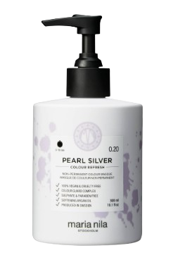 MARIA NILA Colour Refresh Pearl Silver vyživující maska bez permanentních barevných pigmentů 0.20, 300 ml