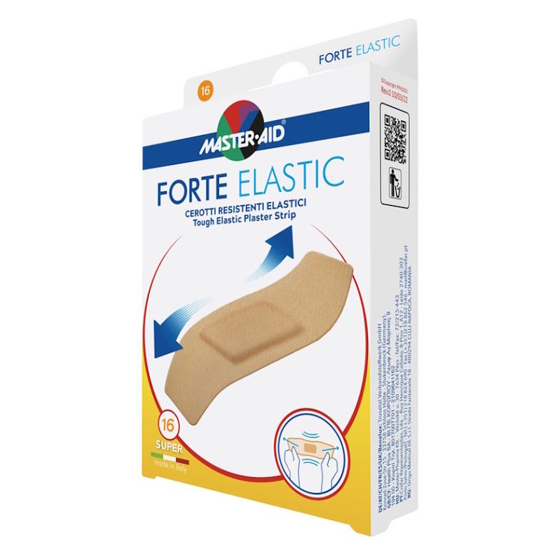 MASTER AID Forte elastic super náplasti elastické voděodolné 16 kusů
