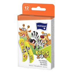 MATOPAT Kids ZOO náplast 19 x 76 mm 12 kusů