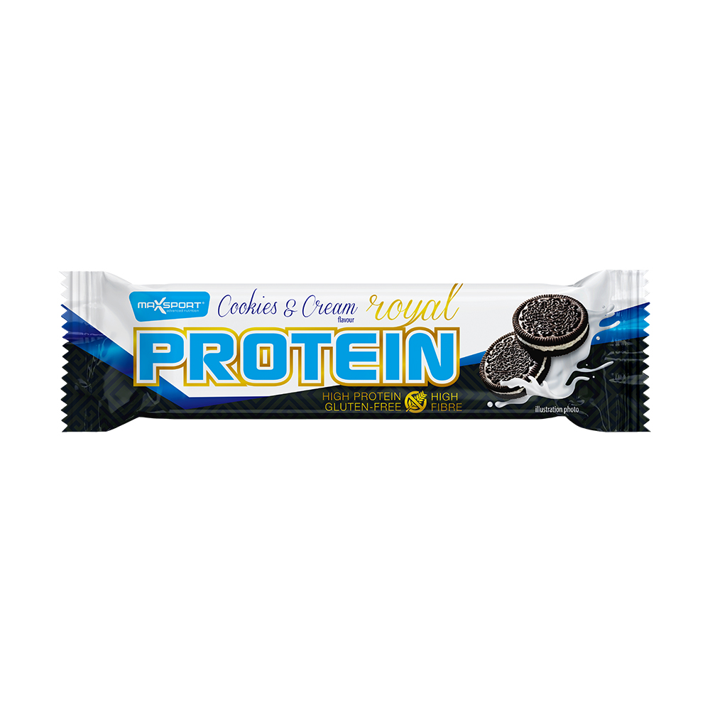 Max Sport Royal Proteinová tyčinka cookies&cream 60 g