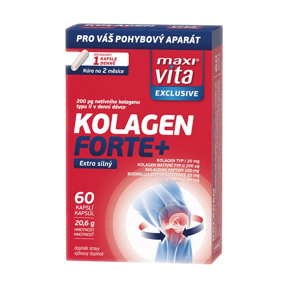 MAXI VITA Exclusive Kolagen Forte+ 60 kapslí