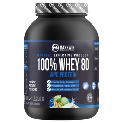 MAXXWIN 100% Whey protein 80 pistácie 2200 g