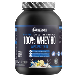 MAXXWIN 100% Whey protein 80 vanilka 2200 g