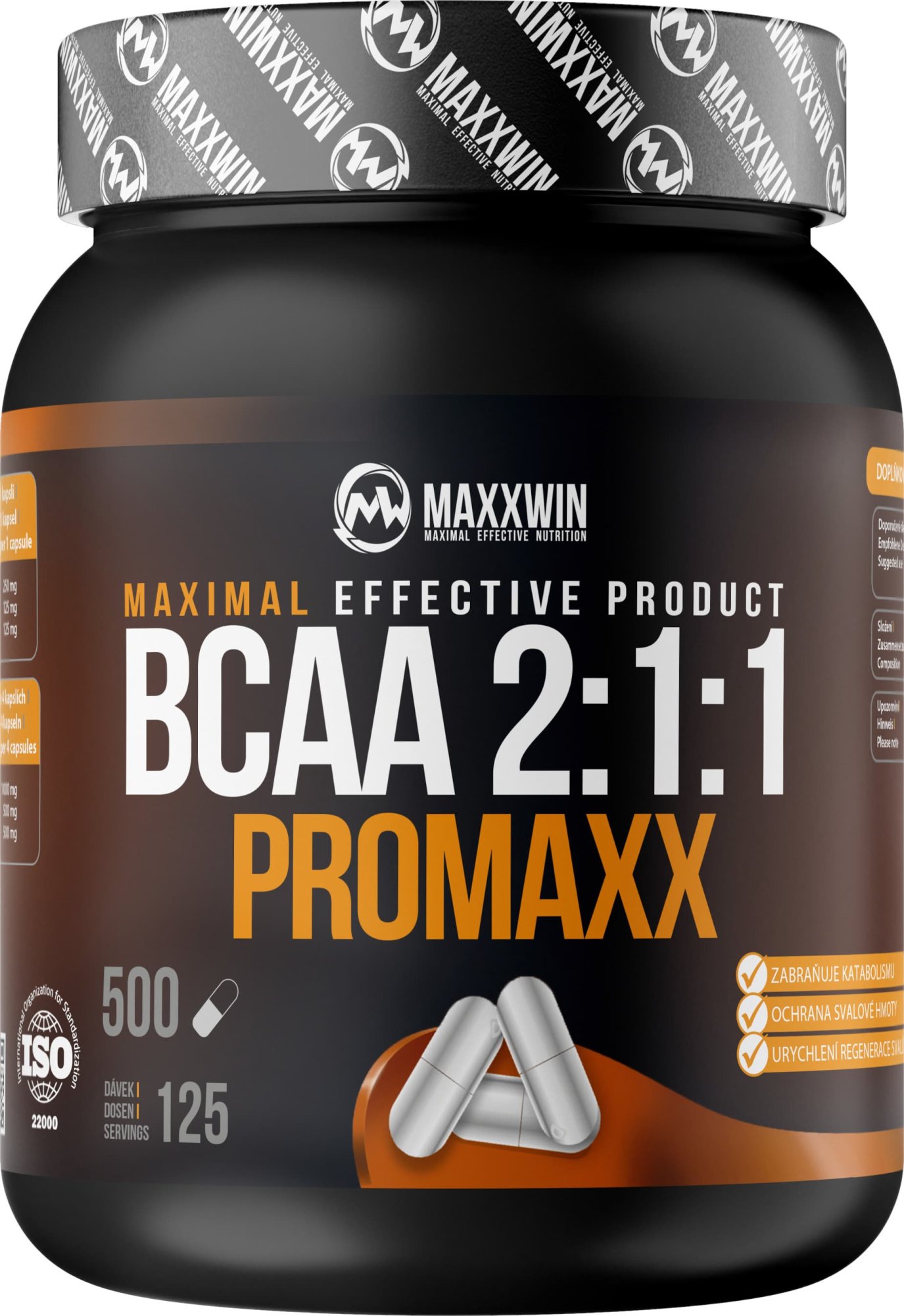 MAXXWIN BCAA Promaxx 2:1:1 500 kapslí