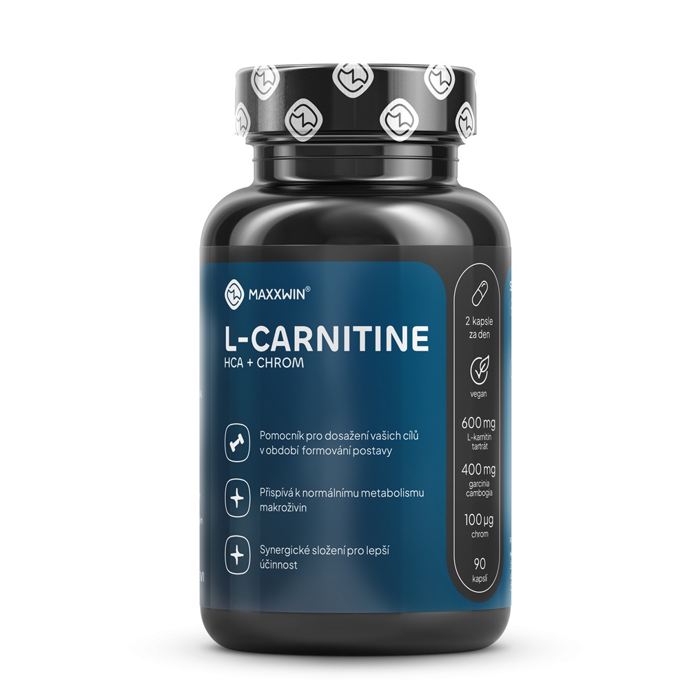 MAXXWIN L-CARNITINE + HCA + CHROM 90 kapslí