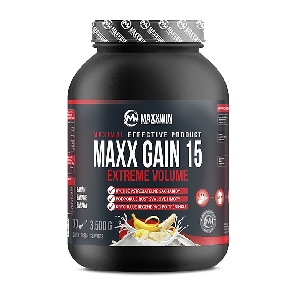 MAXXWIN Maxx gain 15 sacharidový nápoj příchuť banán 3500 g
