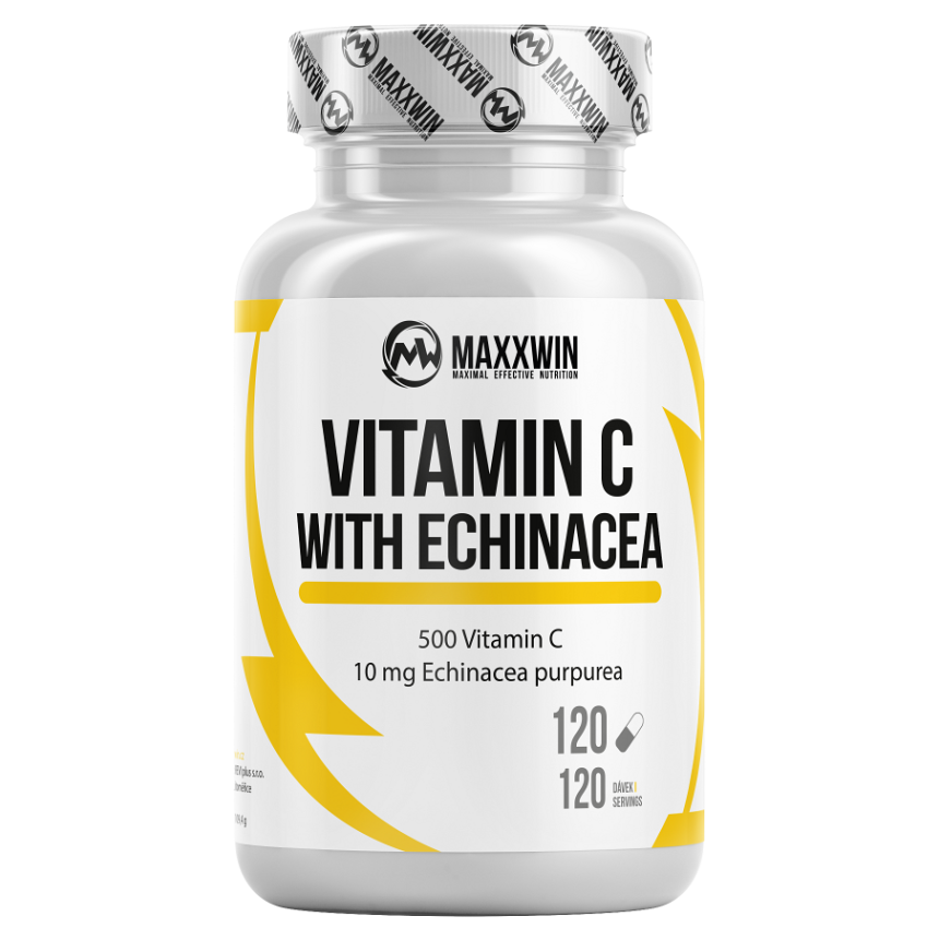 MAXXWIN Vitamin C 500 mg + echinacea 120 kapslí
