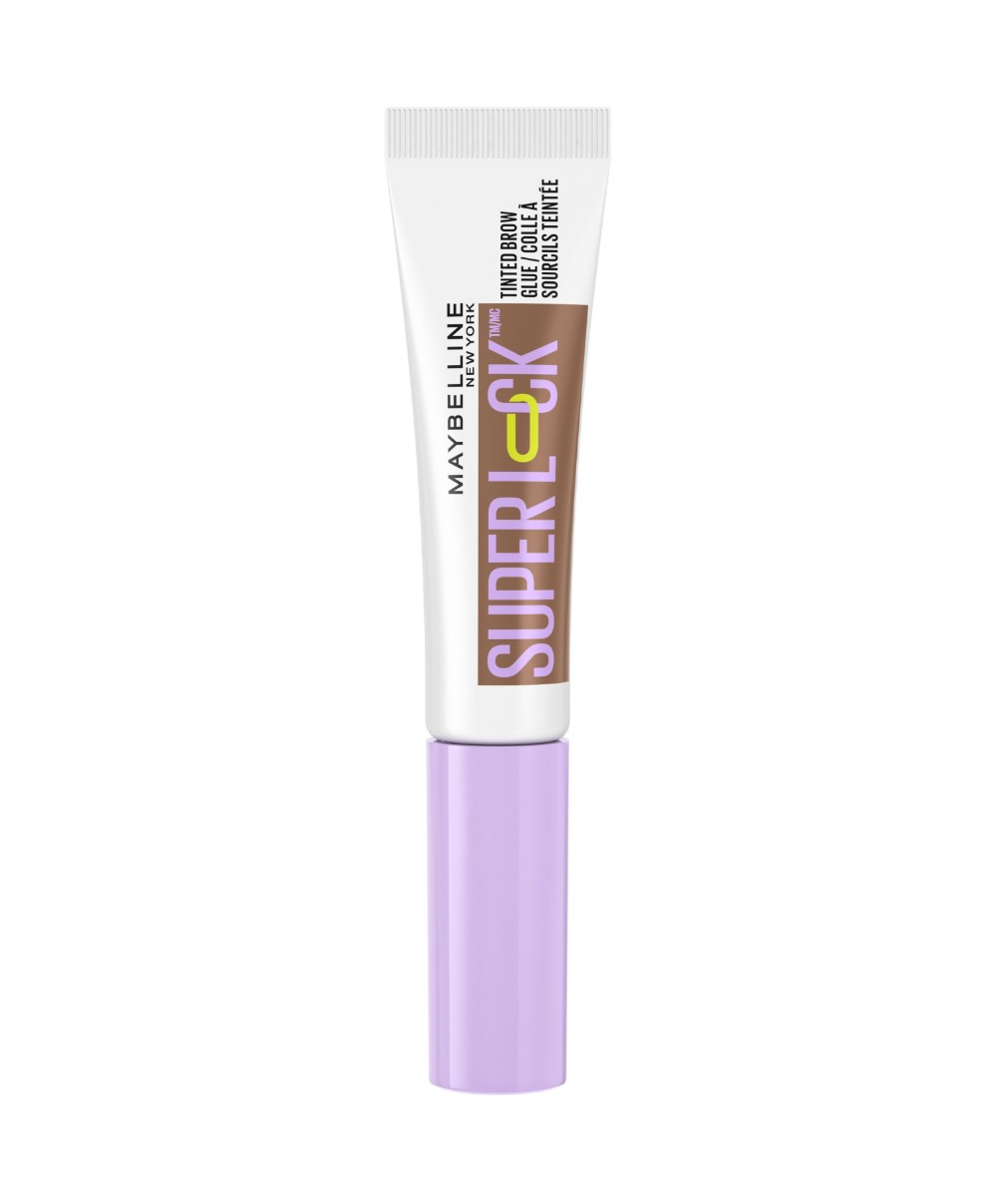 Maybelline Super Lock Brow Glue Med Brown gel na obočí 8 g
