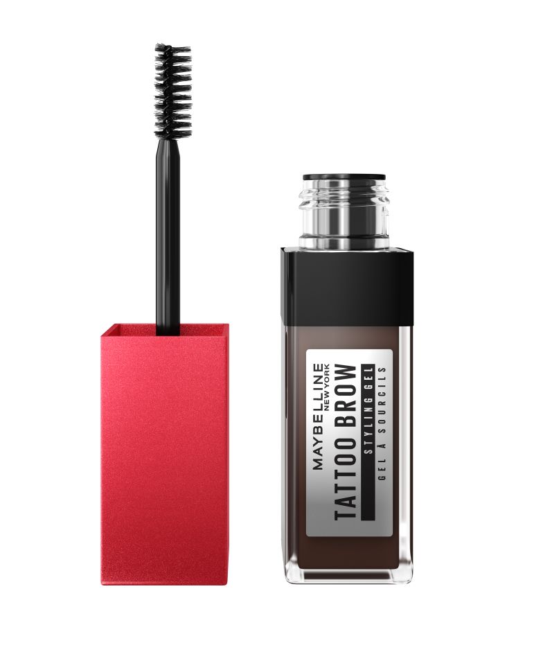 Maybelline Tattoo Brow 36H Styling Gel odstín 260 Deep Brown gel na obočí 6 ml