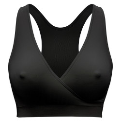 MEDELA Noční těhotenská a kojící podprsenka Keep Cool™ L černá 1 ks