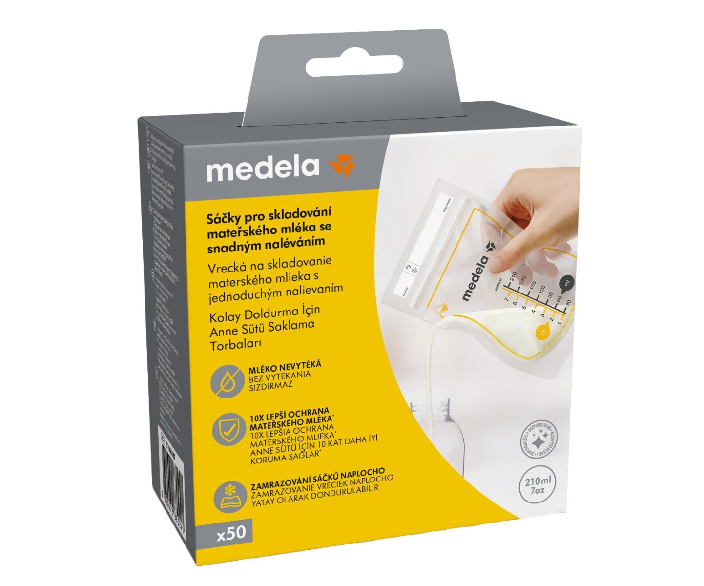 Medela Sáčky pro skladování mateřského mléka Easy Pour 50 ks